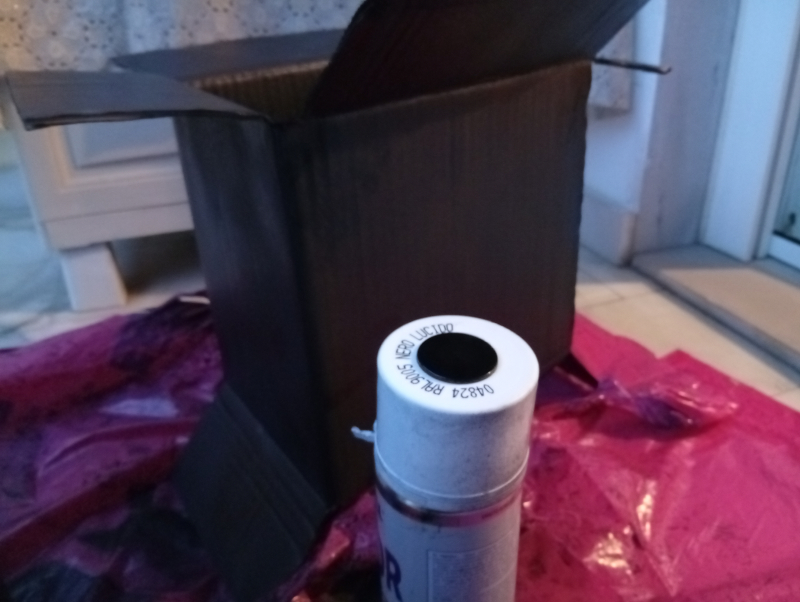 Painting the Transport Box Black